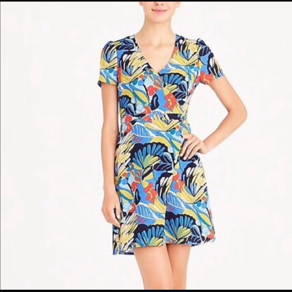 J. Crew wrap mini dress size 10.